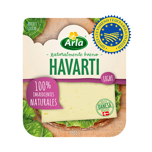 Arla Havarti Havarti Light 16% σε φέτες 150g | Arla Foods