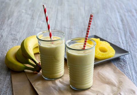 SMOOTHIE ΜΕ ΒΑΝΙΛΙΑ & ΑΝΑΝΑ