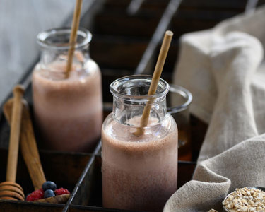 SMOOTHIE ΜΕ ΚΟΚΚΙΝΑ ΦΡΟΥΤΑ